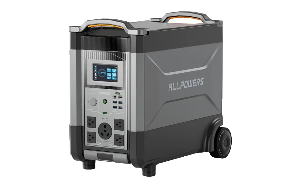 ALLPOWERS R4000 on its wheels, angled front view